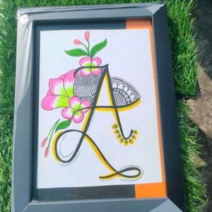 Customised Alphabet Photo Frame