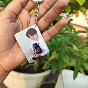 Double Sided Photo Print Keychain