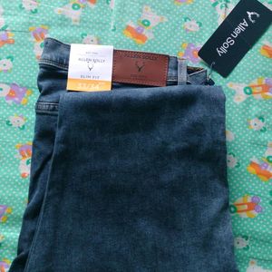 Allen Solly 34 Size New Jeans