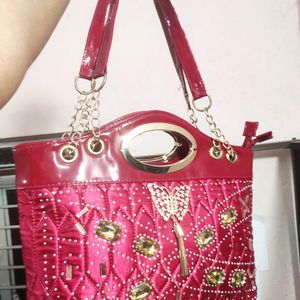 Lovely 😍 😍 Cherry 🍒🍒 colour sling bag 🛍️🛍️