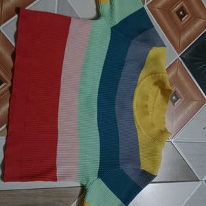 Multi Colour Short T Shirt