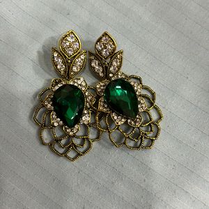 Green Earrings