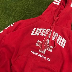 Vintage Red Hoodie