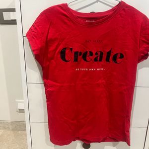 Red Casual t Shirt