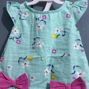 Baby Frock With Beautiful Butterfly’s