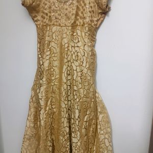 Elegant Golden Frock