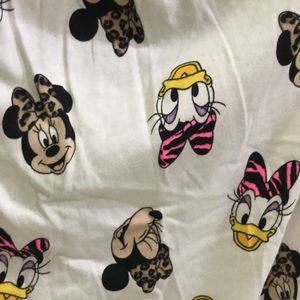 Minnie & Daisy Disney White Pyjama Pant For Women