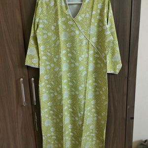 Lime Green Kurta Set