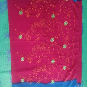 Linen Saree With No Defect