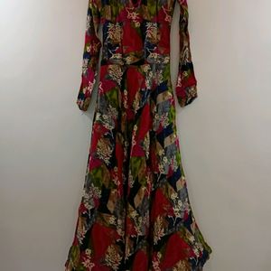 Ethnic Floral Gown