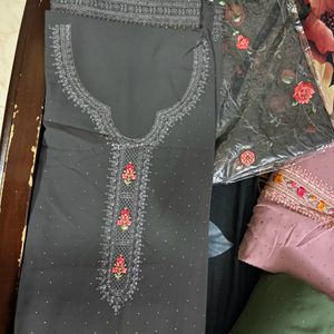 Chudidhar Material Georgette Chiffon