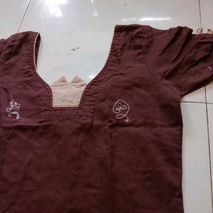 Brown Kurti