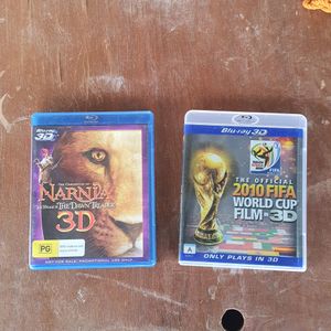 Blue-Ray 3D DVD ( Narnia & Fifa World Cup Movie )