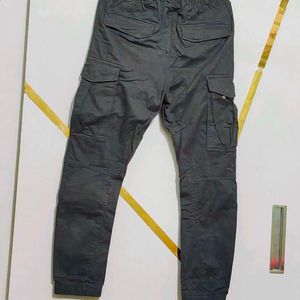 Black Cargo Trousers