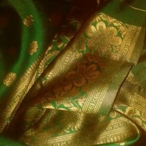 Kanjeevaram silk New Unused Saree &Blouse Piecr