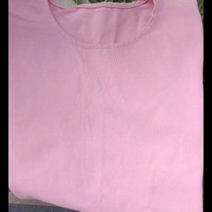 Pink Colour T Shirt For Women