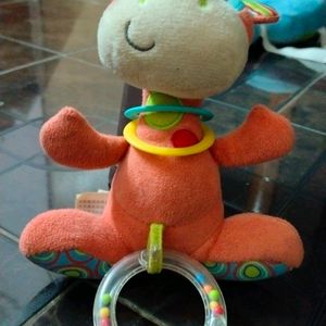 WINFUN Giraffe Rattle Soft Toy