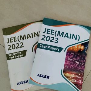 Jee Mains PYQs 2023 And 2022 Books (Allen)