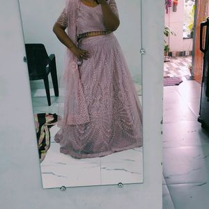 Pink Wastern Lehenga