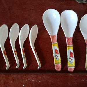 Plastic Spoon And Serving Spoo