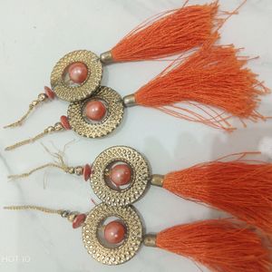 2 PairTassels Latkan For Saree Blouse Lahenga Suit