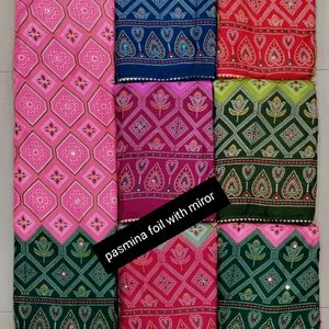 Pashmina Saree With Designer Blouse