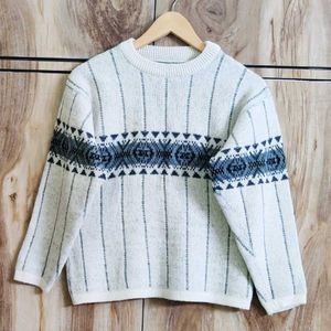 Offwhite Crey Design Sweater Size-36