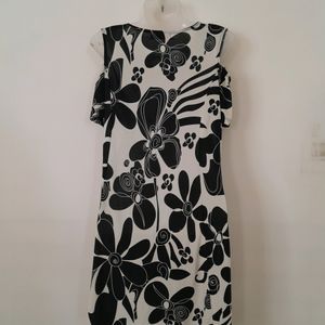 White Printed Dress (Women's)