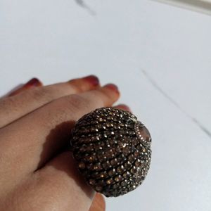 Adjustable Oxidised Ring