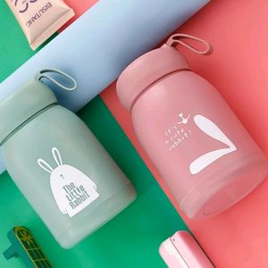 New 350ml Rabbit 🐰 Glass Water Bottle (Green)