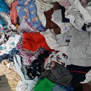 Used Kids Mix Upto 1.5 Yrs Old Cloths