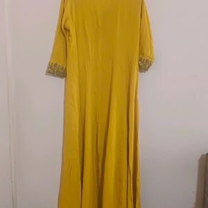 Yellow Anarkali Kurta