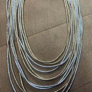 Gold And Silver Necklace