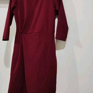 Maroon Dress