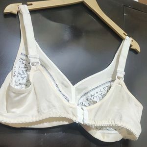 Cream Net Stuff Bra For Girl & Woman 40 Bust