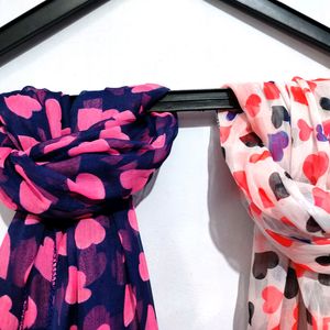 2 Fancy Printed Stole