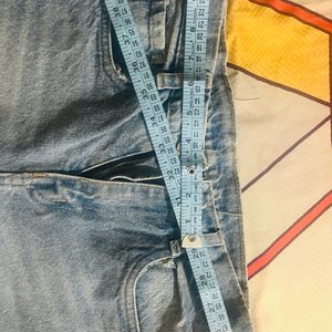 Straight Fit  High Waist Denims