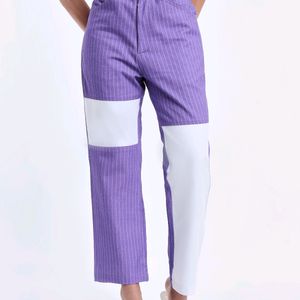 Purple Patchwork Pants (M)