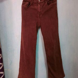 Brown High-waisted Y2k Flared/bootcut Jeans 🤎