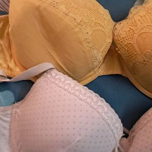 Combo Of  Five  Imported Fabric Bra  Hnm