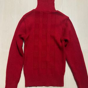 Red Woolen Sweater