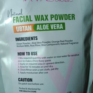 Painless Facial Wax Powder