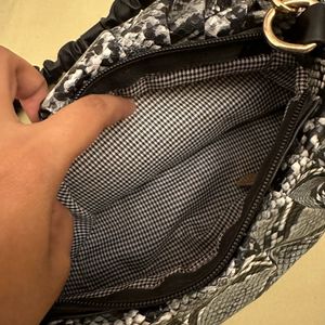 Snake Printed Handbag