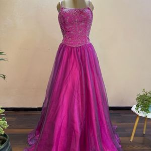 Pink Multi Layered Gorgeous Gown