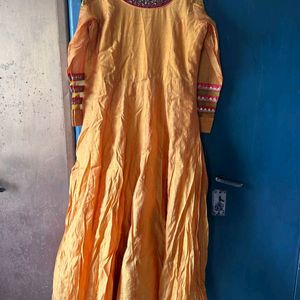 Flare Dress For Wedding Or Festival Haldi Function