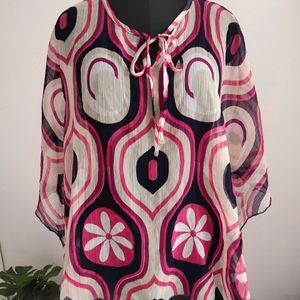 Tropical Kaftan Top