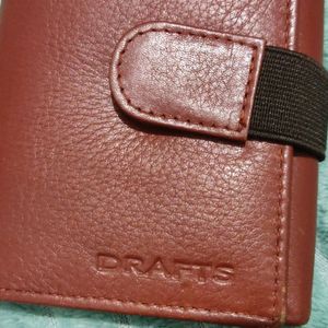 GENUINE LEATHER | DRAFTS brown Wallet