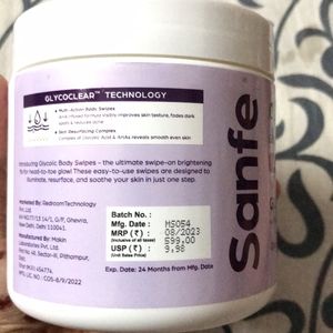 Sanfe Clear & Confident Body Toner Swipes