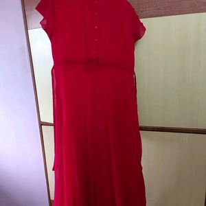 Red Colour Party Wear Gown For Function