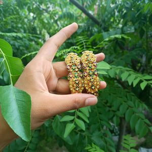 Marwari Krishna Morpankh Saree Bangles